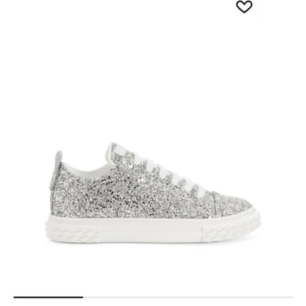 Brand New GIUSEPPE ZANOTTI Blabber Glitter Platform Sneakers